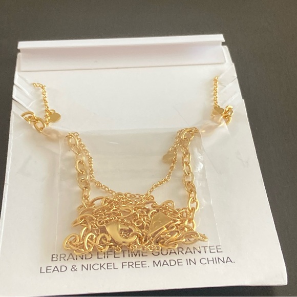 Sterling Forever 14K Gold Plated Bellamy Multistrand Necklace - Picture 7 of 11